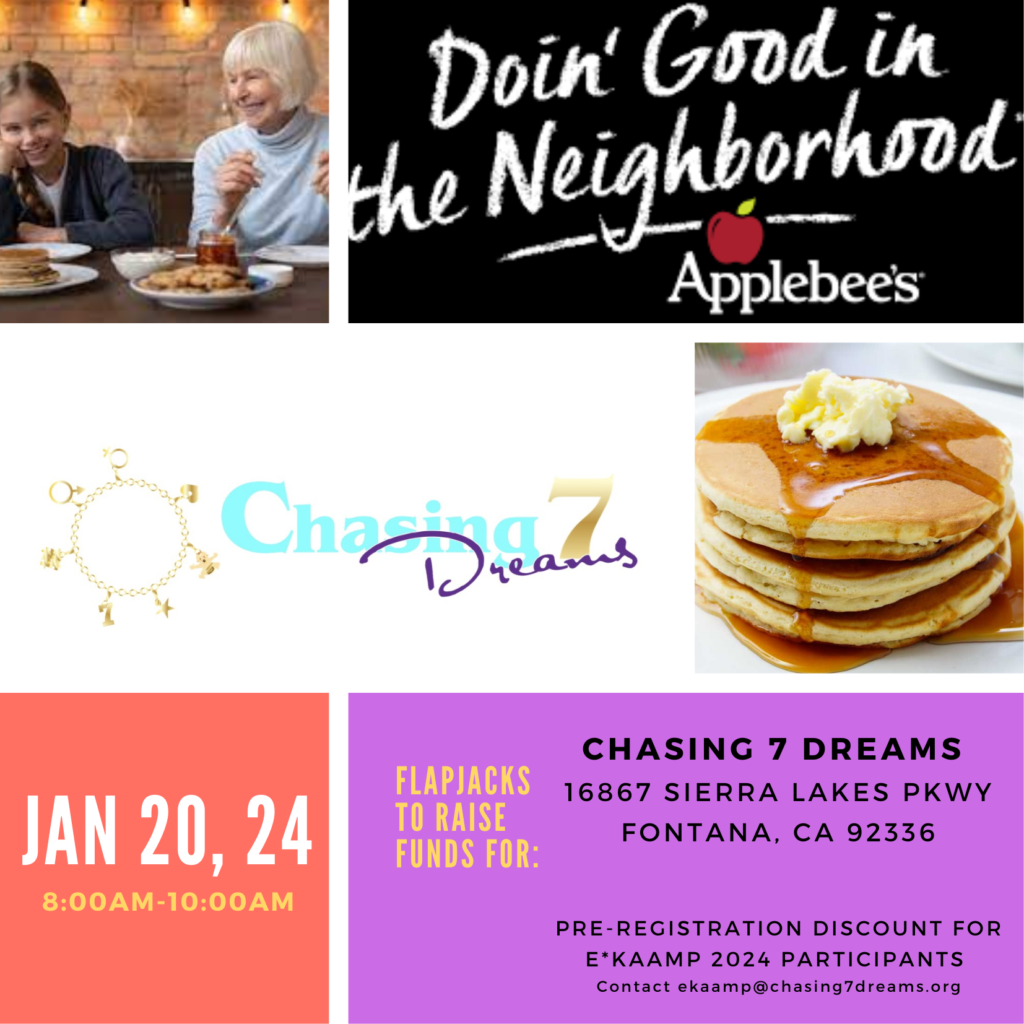 applebees flyer for flapjacks fundraiser