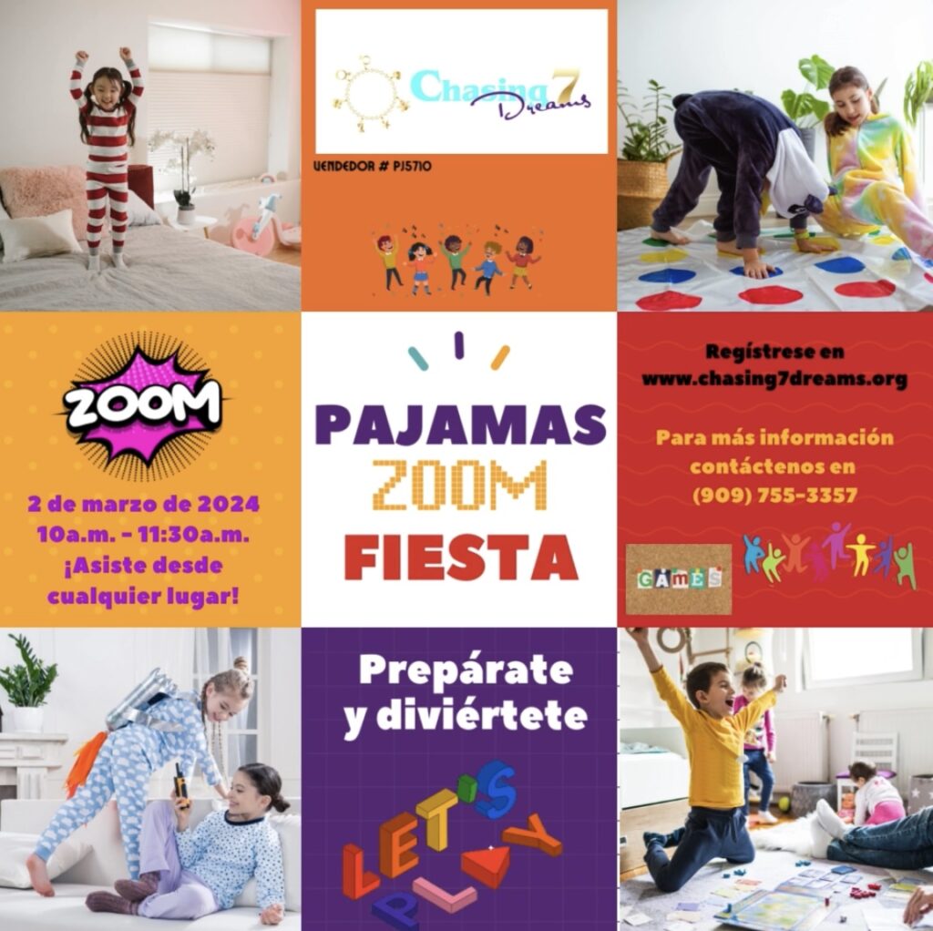 pajamas zoom fiesta en espanol