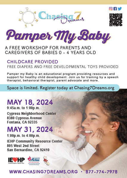 pamper my baby flyer may 2024