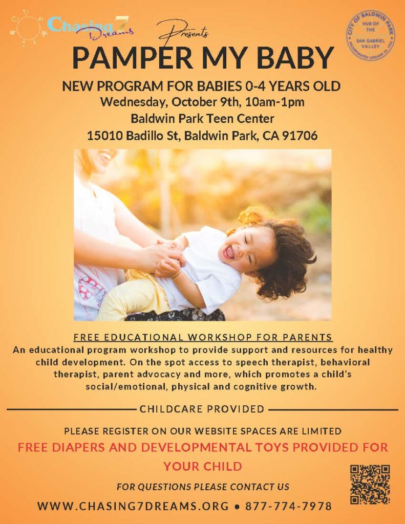 pamper my baby flyer baldwin park ca