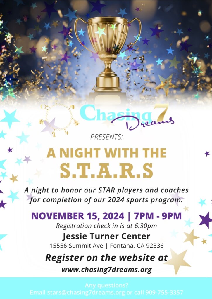 a night with the stars flyer