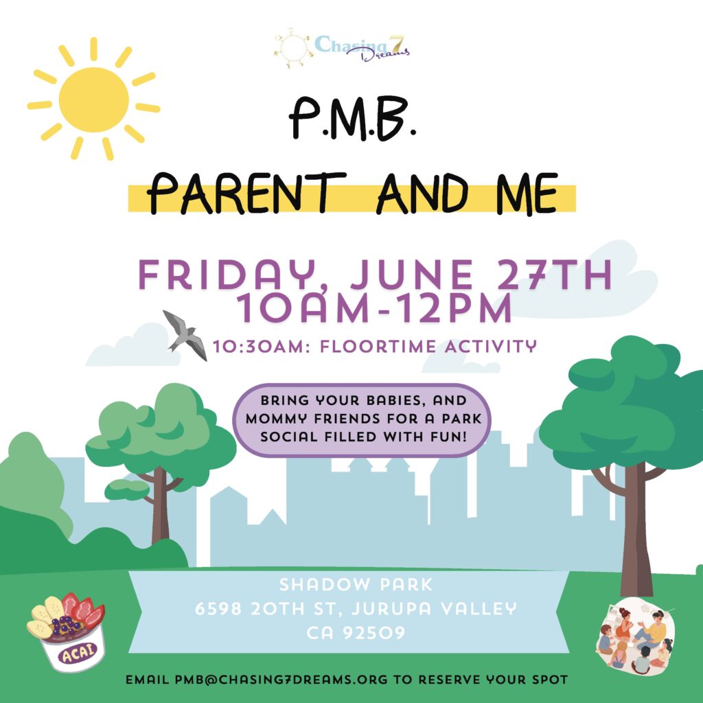 Parent and Me Social Flyer June 2025