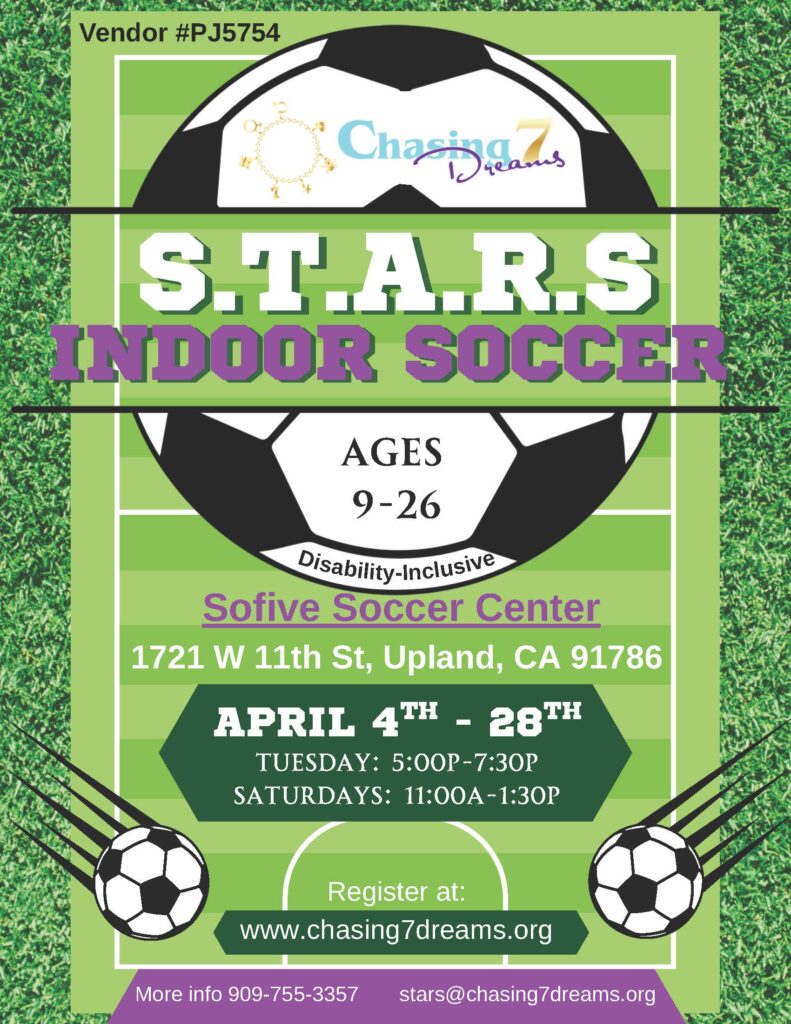 STARS indoor soccer flyer
