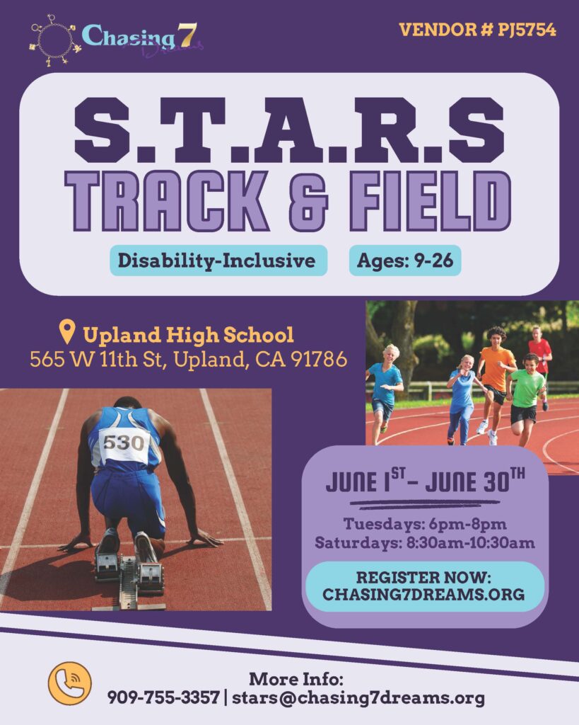 STARS Track & field flyer, june 2026