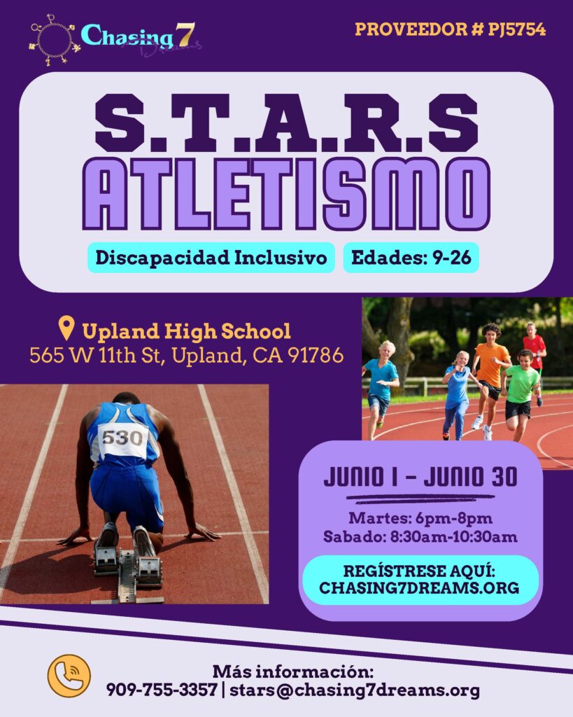 Folleto de atletismo de STARS — Junio ​​de 2026