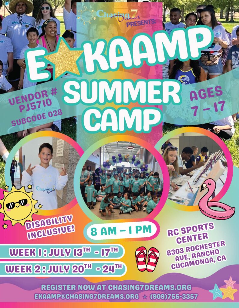 E*KAAMP Summer Camp flyer