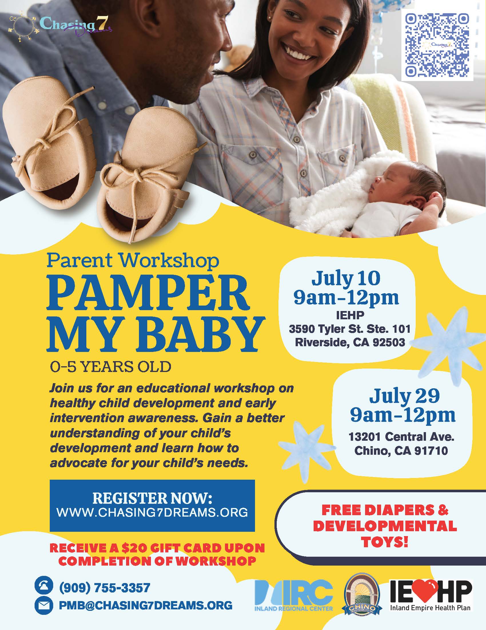 pamper my baby flyer for uly 10 & 29 