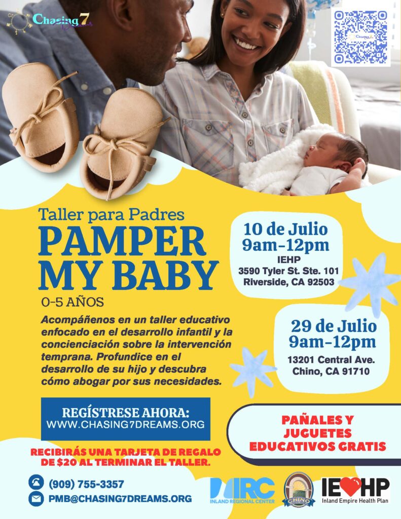 taller para padres pamper my baby 10 de julio & 29 de julio