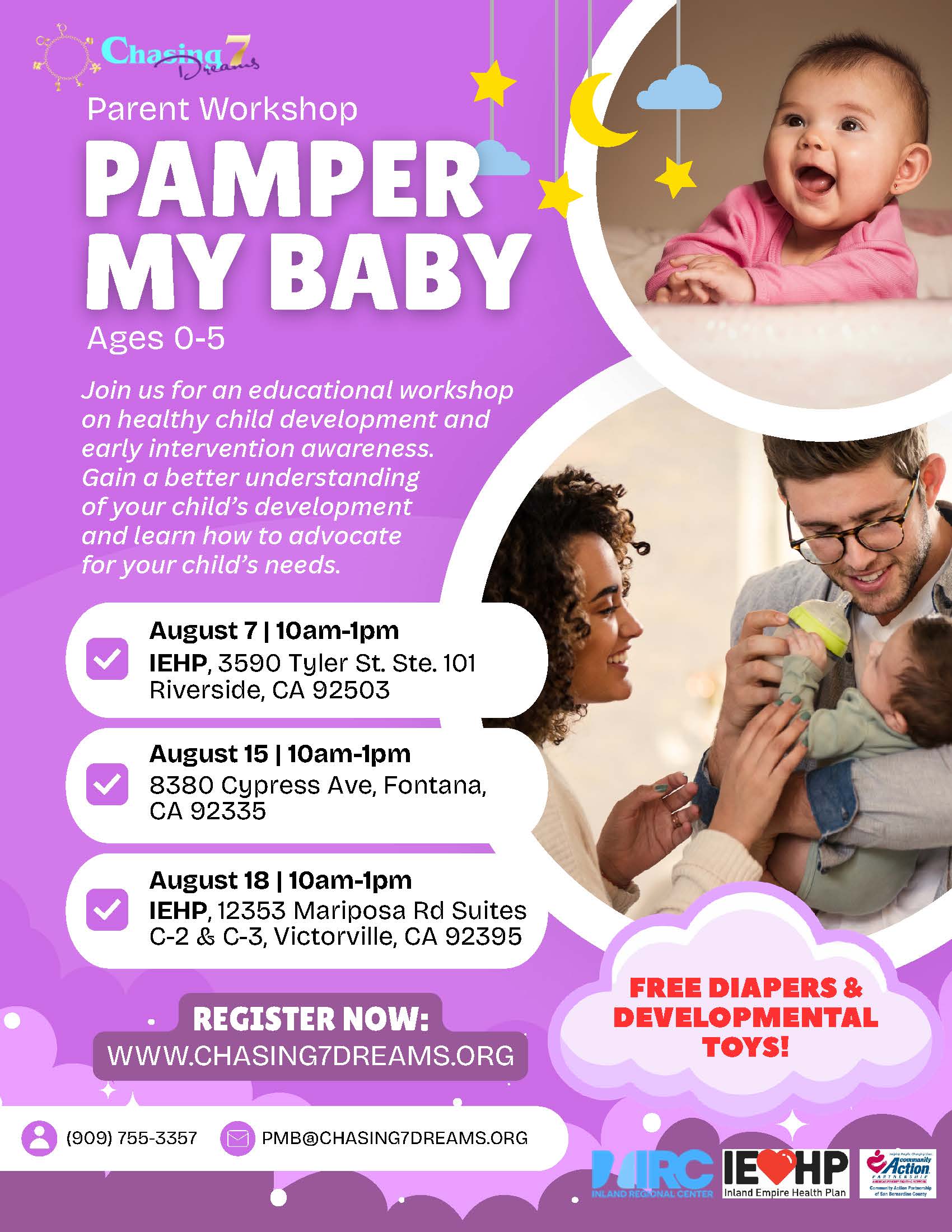 pamper my baby parent workshop