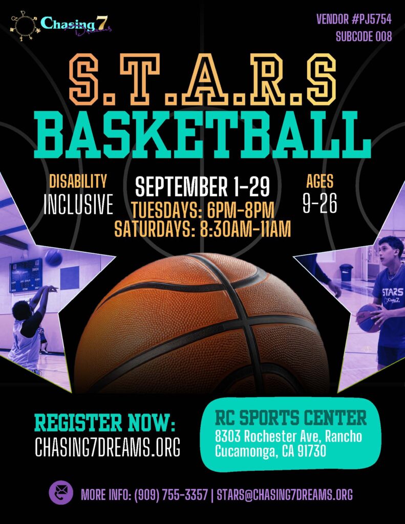 STARS basketball flyer september 2026