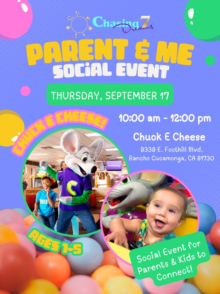 Parent & Me Social Event Flyer