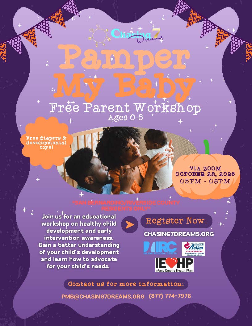 pamper my baby flyer october 28, 2026
