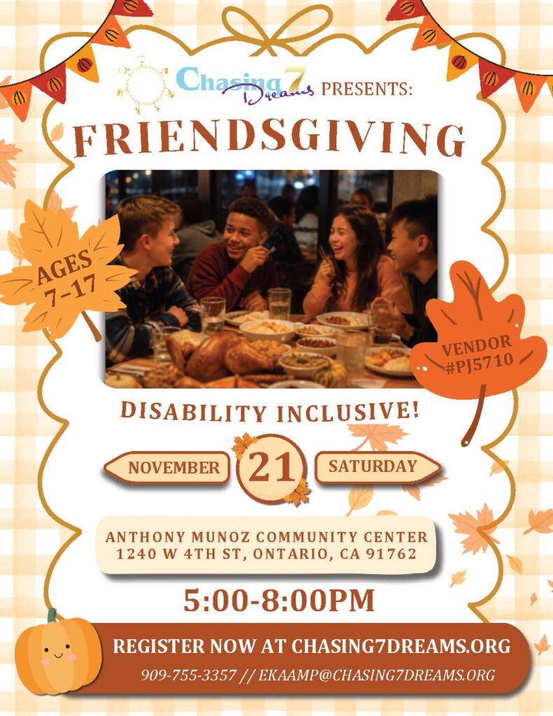 Friendsgiving flyer